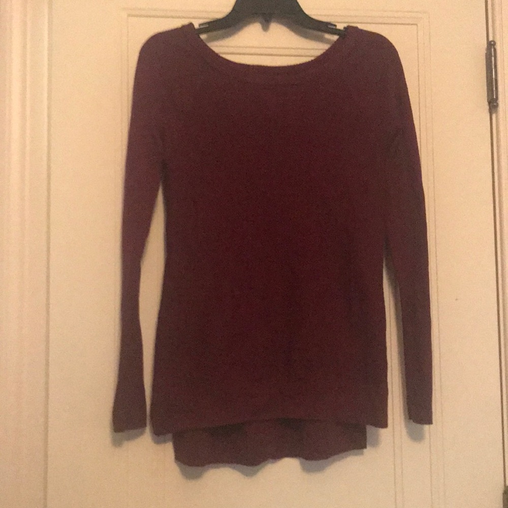 American eagle high-low sweater